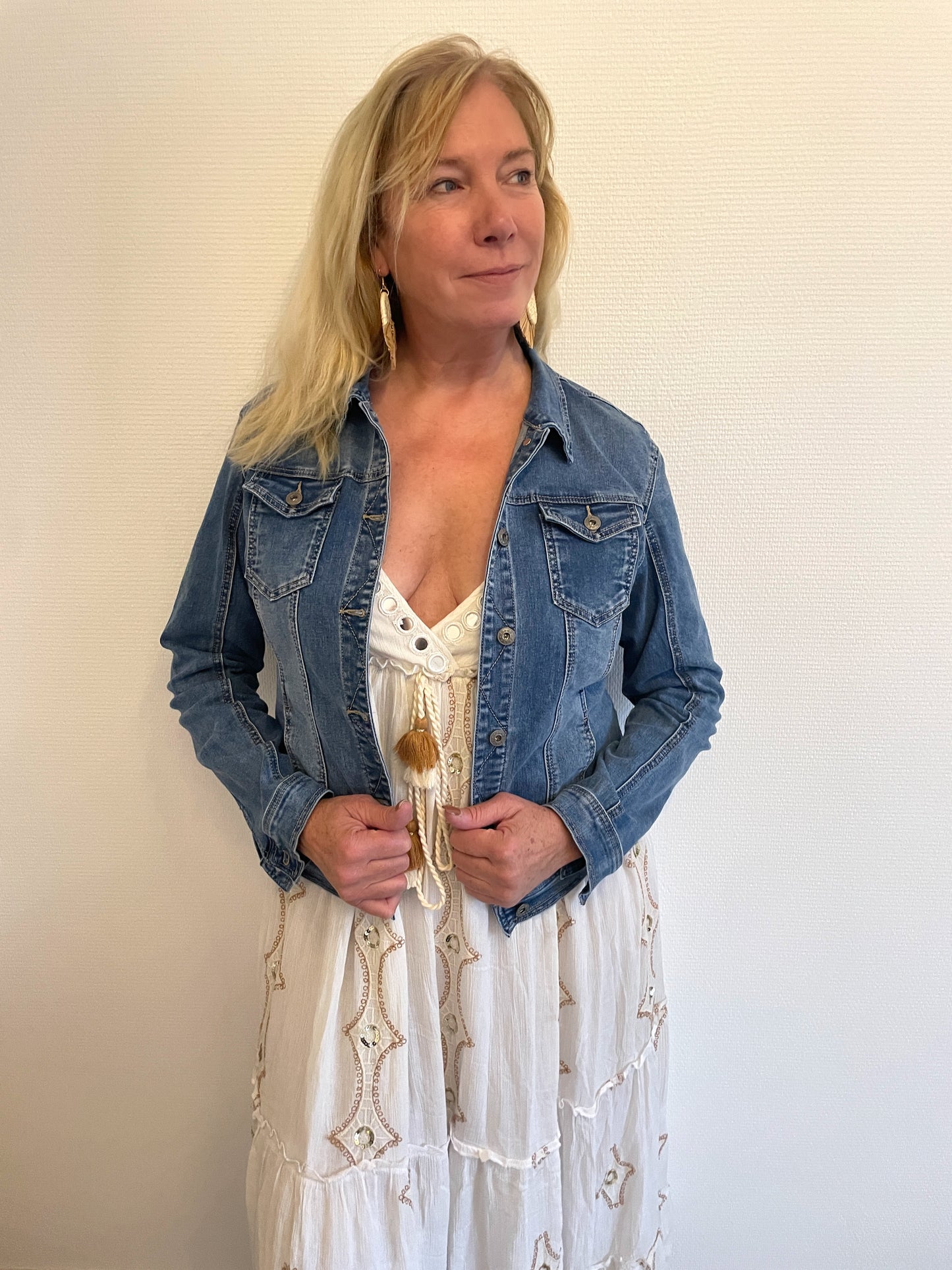 Veste en Jean SOFTY - Élégance Douce et Confort Absolu