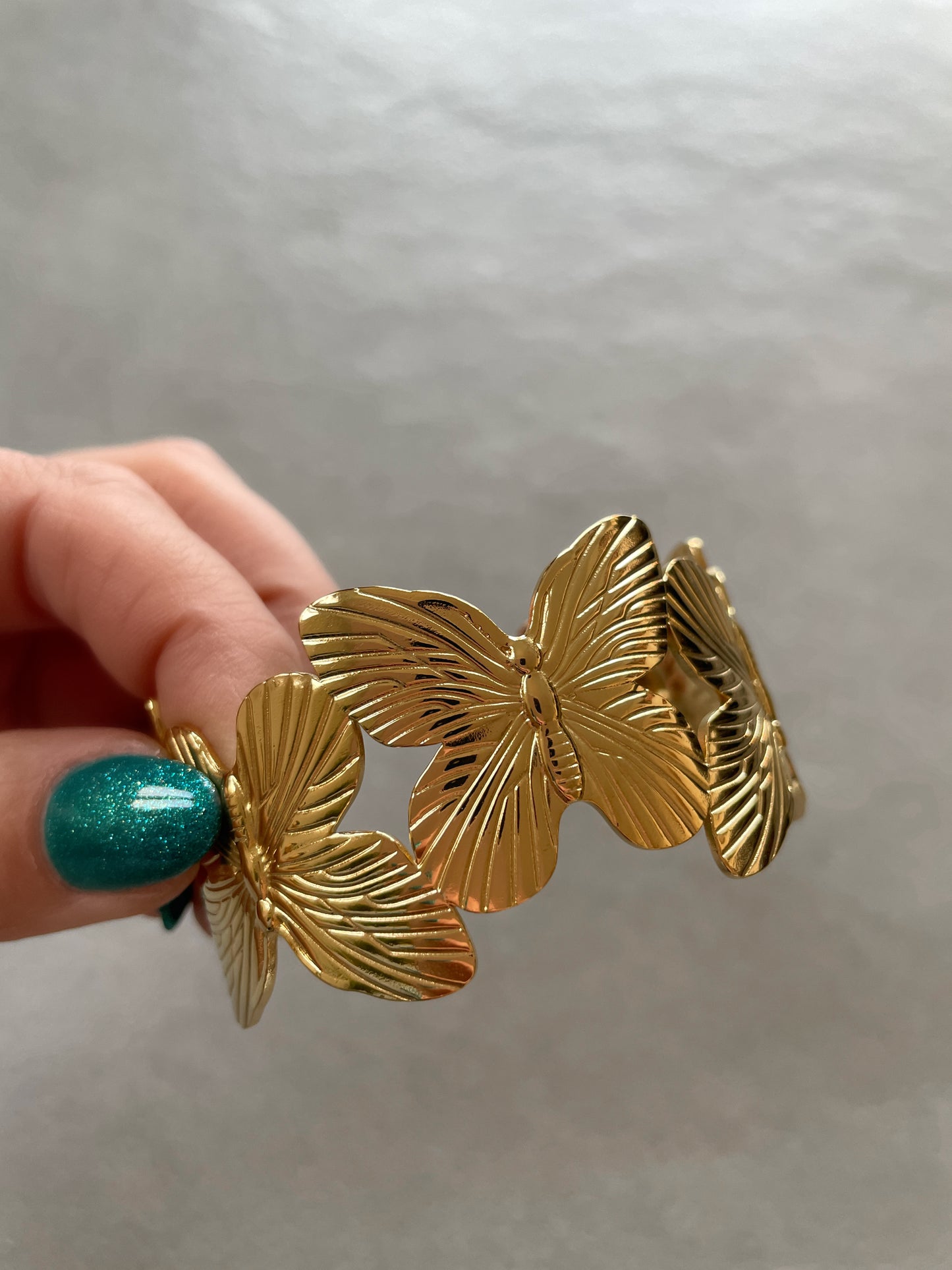 Bracelet ajustable BUTTERFLY - Doré