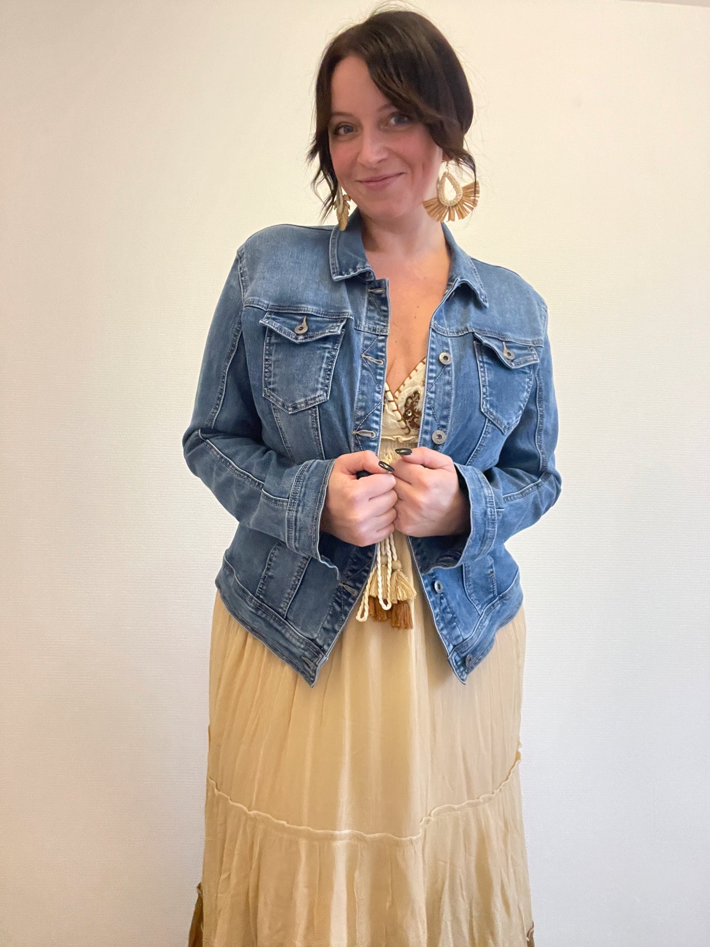 Veste en Jean SOFTY - Élégance Douce et Confort Absolu